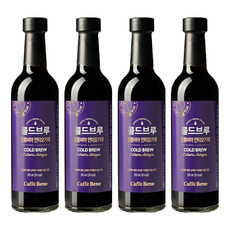 카페베네 콜드브루 콜롬비아 안티오키아 더치커피, 375ml, 4개