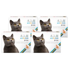 MORESON 木入森 貓咪排毛粉, 15包, 2g, 排毛, 4盒