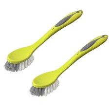 솔앤소울 손잡이가 편한 다용도 청소솔, 라임, 2개