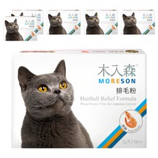 MORESON 木入森 貓咪排毛粉, 15包, 2g, 排毛, 6盒