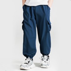 City Company 兒童工裝涼感束口褲 涼感褲