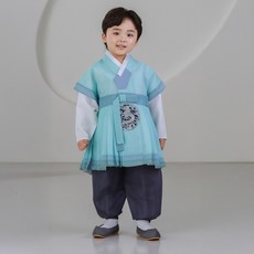 하랑한복 남아용 수호랑 한복세트