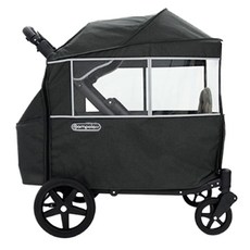 시크포베이비 폼포라웨건 전용 방풍커버, 멜란지 카키블랙, 1개