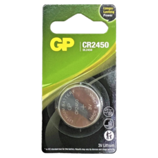 GP Batteries 超霸 CR2450 鈕型鋰電池, 1個, 1入