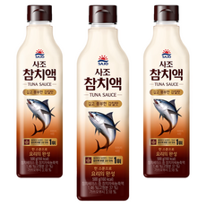 사조 참치액, 500g, 3개