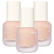 INNISFREE 輕薄透服貼飾底乳 30ml, 03 Peach, 3瓶