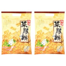 Chiao-E 巧益 台灣綜合菜脯餅 原味 + 芥末, 240g, 2袋