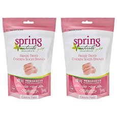 spring 曙光 全齡犬無穀凍乾生食餐, 雞肉餅, 71g, 2包