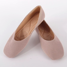 TCR 모니카 골지 플랫슈즈