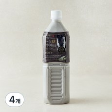 김구원선생 매일 마시는 국산 서리태콩물, 1L, 4개