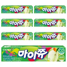 크라운 마이쮸 사과, 7개, 44g