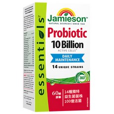Jamieson 健美生 100億綜合益生菌膠囊 14種菌株 60顆/盒, 1盒