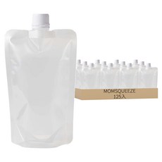 MOMSQUEEZE 吸嘴飲料袋, 18 x 12cm, 25個, 5組