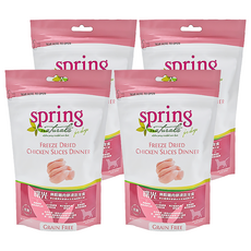 spring 曙光 全齡犬無穀凍乾生食餐, 雞肉餅, 71g, 4包