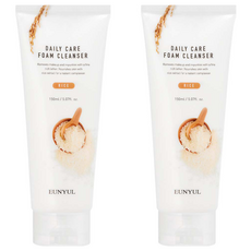 eunyul 日常護理大米泡沫洗面乳, 150ml, 2條