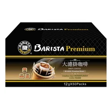 BARISTA PREMIUM 西雅圖極品嚴焙 大濾掛咖啡, 12g, 50包, 1盒