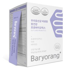 Baryorang 綜合益生菌粉隨身包, 1盒, 60g