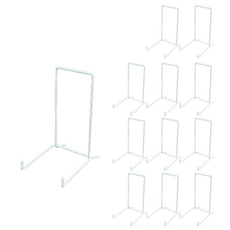 코팅 사각 접시스탠드 12p, 화이트