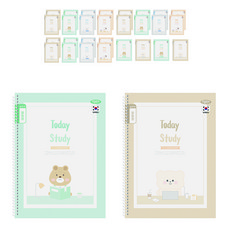 펜피아 2 000 초등 스프링노트 알림장 공용, 30개, 랜덤발송