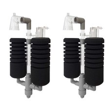 BASA 海綿過濾器 雙管 黑色, 2個