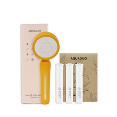 Aqua Duo Blossom Shower (Yellow) + PLA Filter 3p Set, 1套