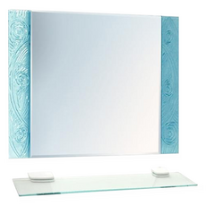 雙手萬能 仿琉璃除霧鏡組 附平台, 塑膠透明