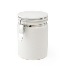 ZERO JAPAN. 圓型密封罐 白色, 350ml, 1個