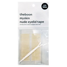 THEBOON 羽毛裸感單面雙眼皮貼 200入, 1包, A Type
