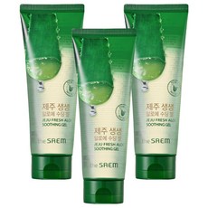 더샘 제주 생생 알로에 수딩 젤, 250ml, 3개