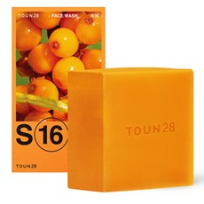 TOUN28 山茶+葡萄柚油性肌膚卸妝洗面香皂 S16, 100g, 1個