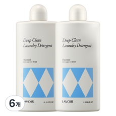 [Vegan Life] LAVOIR 深層潔淨純素洗衣精 正裝, 6個, 1L