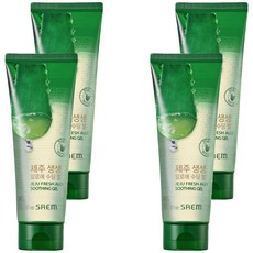더샘 제주 생생 알로에 수딩 젤, 250ml, 4개