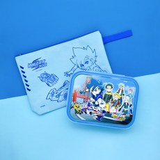 LILFANT 便當盒便當袋組, 混色, 不鏽鋼餐盤+蓋子+便當袋