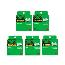 3M Scotch 魔術膠帶補充包 12mm x 18m, 混合顏色, 5個