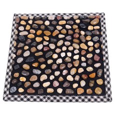 Unitree 鵝卵石足部指壓墊 中型, 波浪, 1個