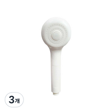 스윙 샤워기 헤드, 3개, 화이트
