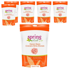 spring 曙光 全齡犬 無穀凍乾生食餐-雞肉, 71g, 6包