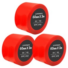 DADA 超強力雙面膠帶 60mm x 3m, 透明, 3個