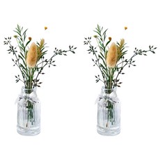 SC優選 植物精油 ins北歐乾燥花無火香薰擺飾,純真芷子花,50ml,2瓶