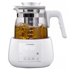 THOMSON 湯姆盛 智能溫控玻璃養生壺 1.3L 多種模式 安全玻璃材質, TM-SAK35