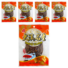 四乘六 滷肉風味豆干, 90g, 5包