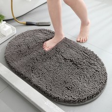 長毛吸水腳踏墊, 深灰色