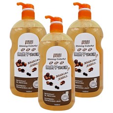 Shining Colorful 閃彩 無患子洗碗精, 1L, 3瓶