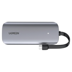 UGREEN 綠聯 Type-C/USB3.1 M.2 硬碟外接盒 10Gb NVMe 鯊魚鰭收線版, CM320, 1個