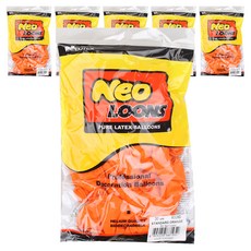 NeoLunz 30cm 圓形氣球, 標準橙, 300件