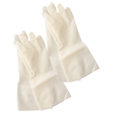 파스텔 니트릴 주방 고무장갑, 화이트 L, 2세트, 대(L)