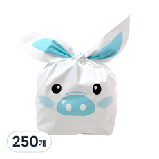 포포팬시 꿀꿀이 보자기 포장팩, 화이트, 250개