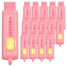 泡沫滑動橡皮擦, 粉紅色, 15個