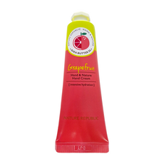 NATURE REPUBLIC 精粹自然水潤護手霜 葡萄柚 含乳木果油 5%, 30ml, 1條