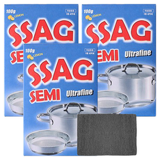 싹세미 울트라파인 일회용수세미, 혼합색상, 1개, 3개